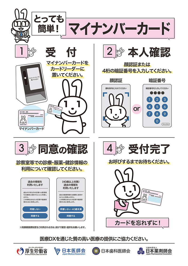 マイナンバーカード受付方法